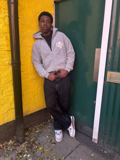 Distressed Hoodie-ASH