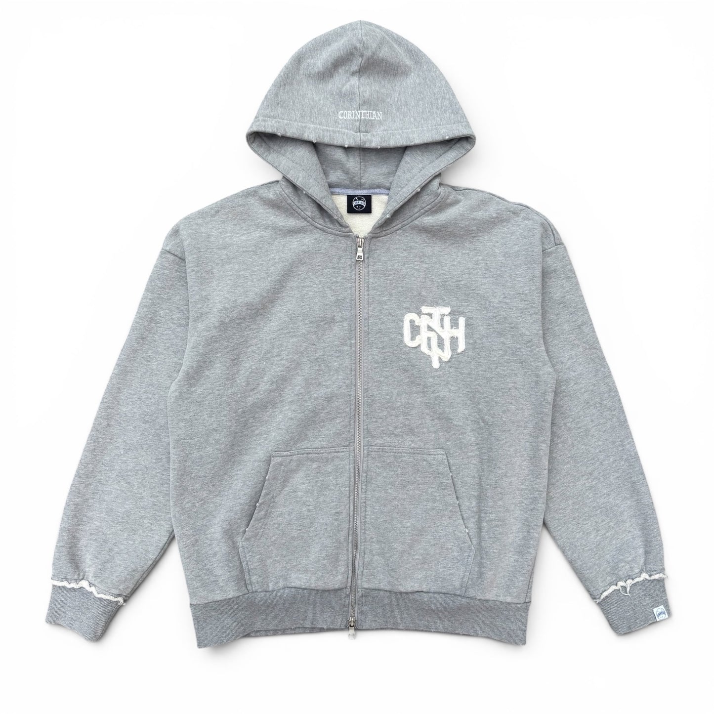 Distressed Hoodie-ASH
